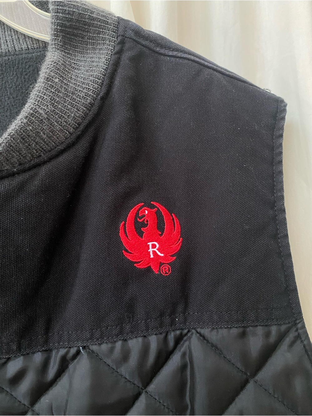 Ruger Black Quilted Hunting Vest mens size XXL - Made in USA - Picture 5 of 9